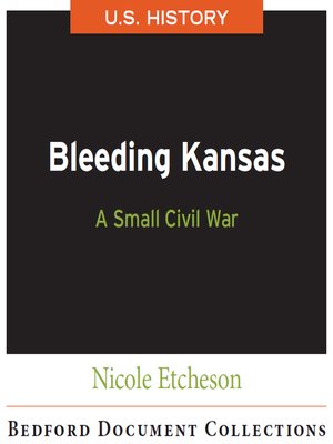 cover image of Bleeding Kansas: A Small Civil War-U.S